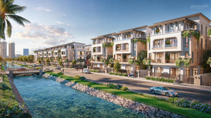 BÁN BT SONG LẬP VƯỜN HOA THIẾT KẾ ĐẸP SANG TẠI DA VAQUARIUS VĂN GIANG, DT 136M2 GIÁ TỪ 15,4 TỶ