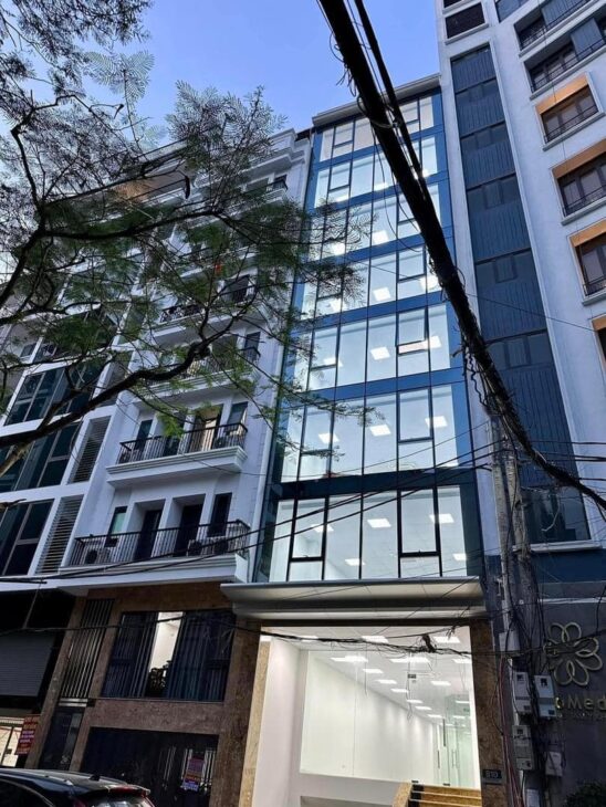 Cho thuê tòa nhà mặt phố Hồ Tùng Mậu, 75m2x 8 tầng, thông sàn, kinh doanh đỉnh