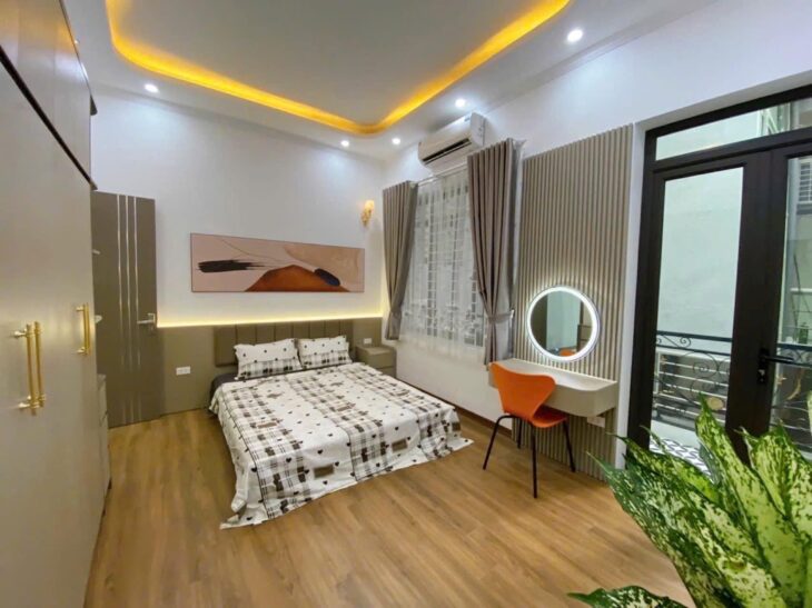 NHÀ ĐẸP PHỐ AN DƯƠNG THIẾT KẾ HIỆN ĐẠI DT;40M -5 TẦNG-MT;5,2M GIÁ 8,38 TỶ