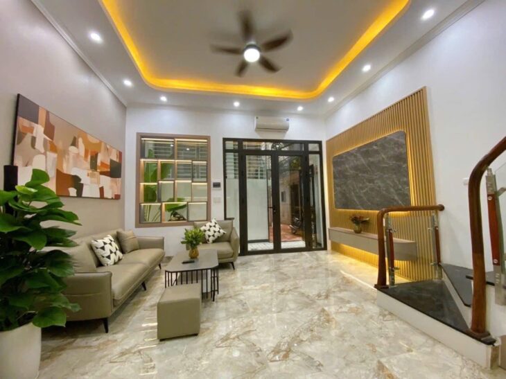 NHÀ ĐẸP PHỐ AN DƯƠNG THIẾT KẾ HIỆN ĐẠI DT;40M -5 TẦNG-MT;5,2M GIÁ 8,38 TỶ