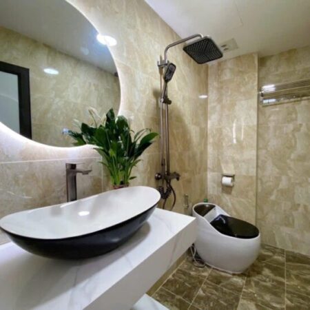 NHÀ ĐẸP PHỐ AN DƯƠNG THIẾT KẾ HIỆN ĐẠI DT;40M -5 TẦNG-MT;5,2M GIÁ 8,38 TỶ