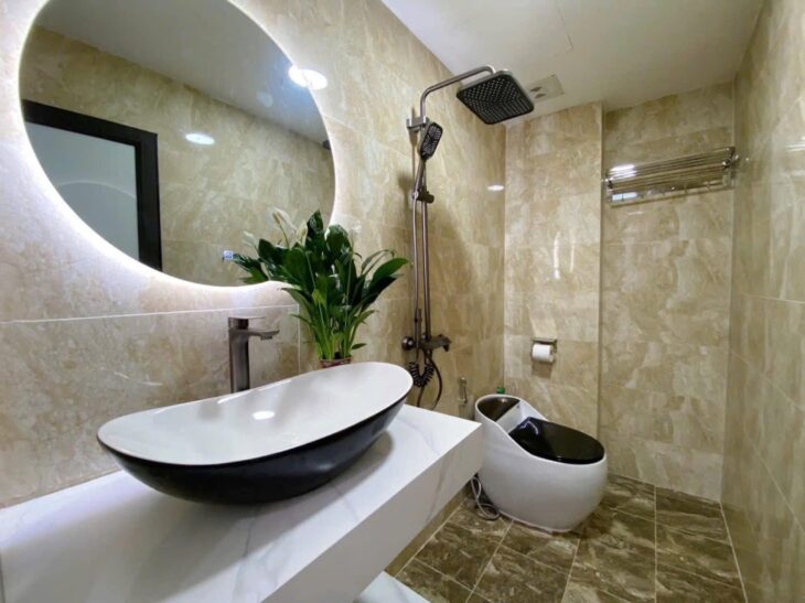 NHÀ ĐẸP PHỐ AN DƯƠNG THIẾT KẾ HIỆN ĐẠI DT;40M -5 TẦNG-MT;5,2M GIÁ 8,38 TỶ