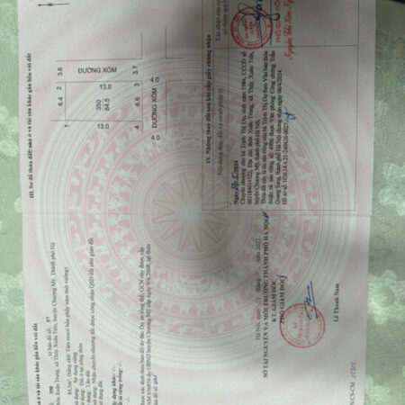 Đất Xuân Mai Bê Tông 84.5m