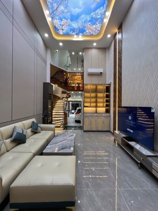 SIÊU PHẨM 5 TẦNG – XE HƠI NGỦ TRONG NHÀ – THANG MÁY XỊN XÒ – FULL NỘI THẤT – NHÀ THIẾT KẾ SIÊU