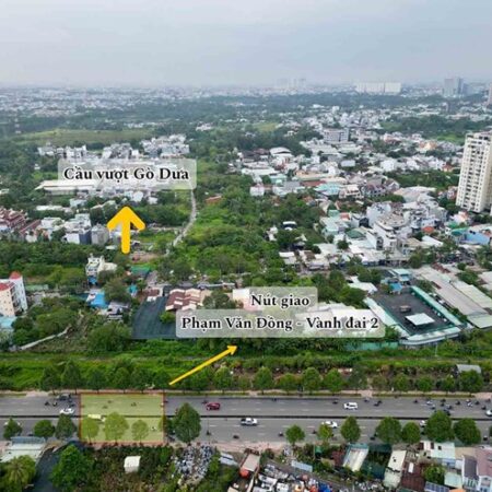 Bán đất Phạm Văn Đồng Thủ Đức 100m2 chỉ 70 triệu