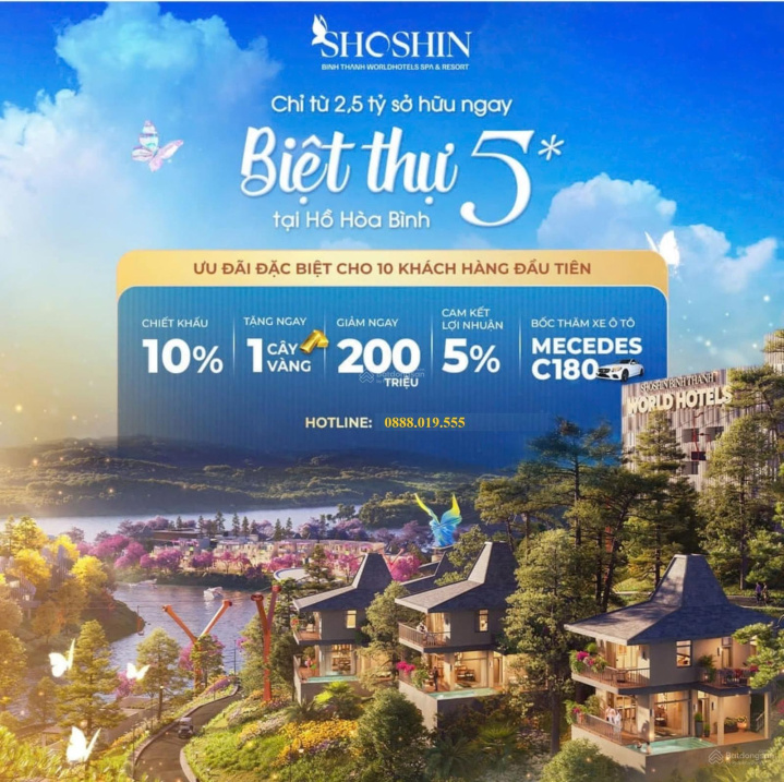 Shoshin Bình Thanh – siêu phẩm biệt thự nghỉ dưỡng – lãi suất kép