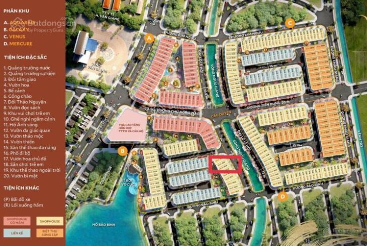 Chỉ 13,8 tỷ cho căn biệt thự tại dự án Vaquarius Văn Giang Hưng Yên, đối diện UBND huyện Văn Giang