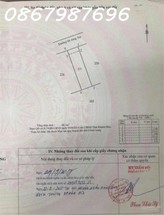 Bán Nhà Mới Đường Ôtô Phường Phước Hải, Nha Trang – Gần Đường 22