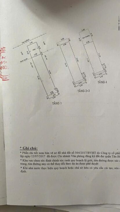 CHỦ GẤP BÁN ???? Giá chỉ 9 TỶ, MẶT TIỀN TÂN BÌNH – 83M2 – 4 TẦNG BTCT – HOÀN CÔNG ĐỦ