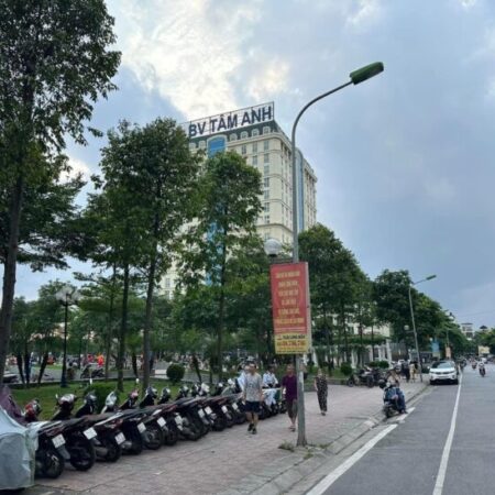 Liền kề Lâm Hạ-Hồng Tiến, 115m x 8tầng, mặt tiền 6m, vỉa hè, ôtô dừng đỗ, kinh doanh ngày đêm