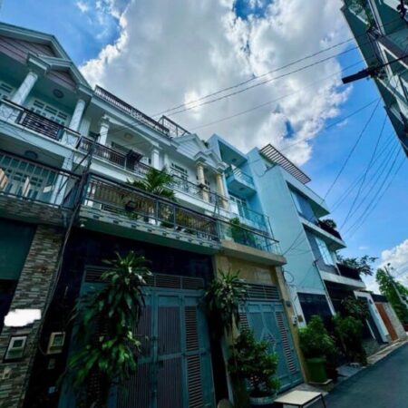 Bán nhà 3 tầng đường HIỆP THÀNH 51, phường HIỆP THÀNH, Q12, dt 58m2 (4mx14,5m). Hẻm 7m thông Giá