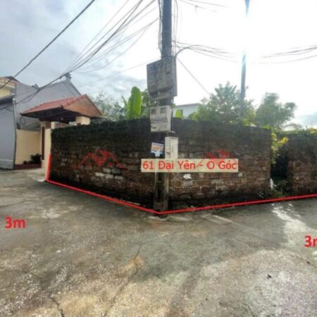 GIÁ 1,9 TỶ ĐẤT ĐẠI YÊN-CHƯƠNG MỸ D/T:61M