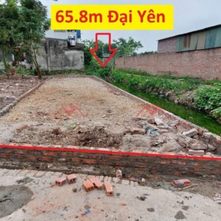 GIÁ 1,760 TỶ ĐẤT ĐẠI YÊN-CHƯƠNG MỸ D/T:65,8M
