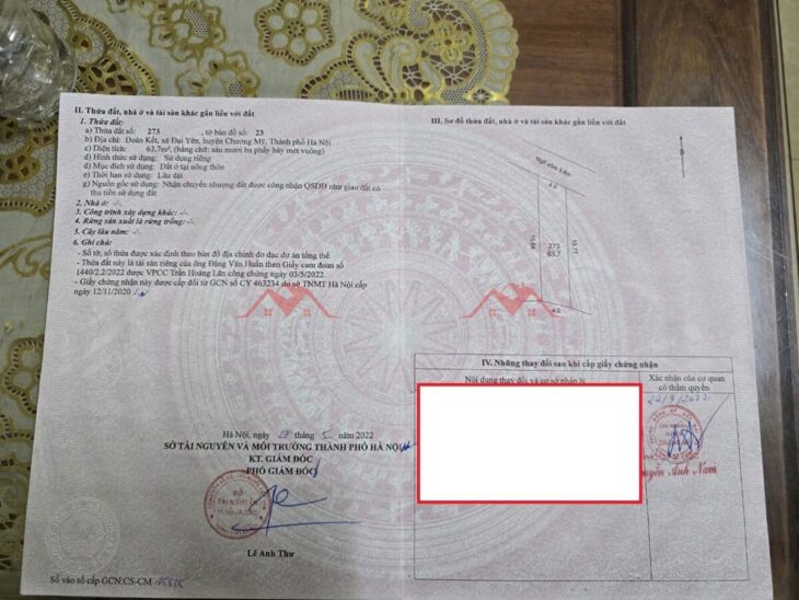 GIÁ 2TY140 ĐẤT ĐẠI YÊN-CHƯƠNG MỸ D/T:63,7M