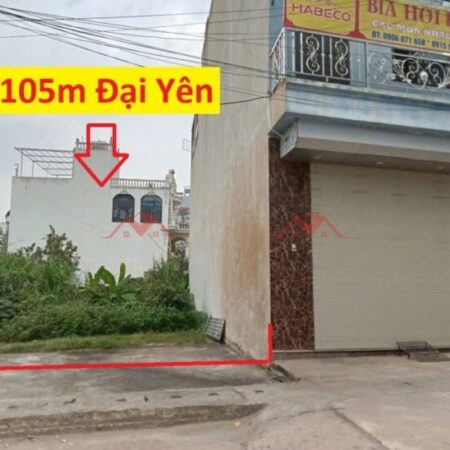 GIÁ 4,8 TỶ ĐẤT TẠI ĐẠI YÊN-CHƯƠNG MỸ D/T: 105M