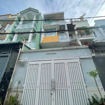 Bán nhà 4 tầng, 75m², 4PN, 4WC gần khu du lịch Bến Xưa Q.12 chỉ 6.2 tỷ tl, sổ đỏ