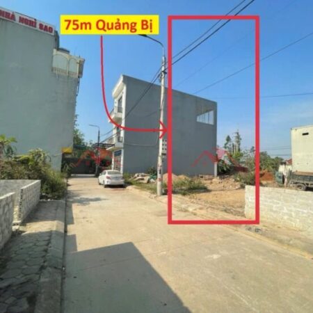 SIÊU PHẨM GIÁ 2,950 TỶ ĐẤT TẠI QUẢNG BIIJ-CHƯƠNG MỸ D/T:75M SIÊU PHẨM GIÁ 2,950 TỶ ĐẤT TẠI QUẢNG BIIJ-CHƯƠNG MỸ D/T:75M