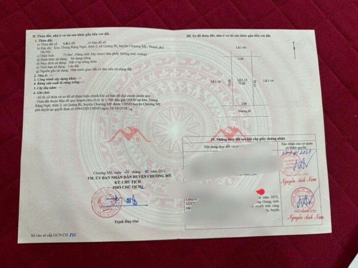 SIÊU PHẨM GIÁ 2,950 TỶ ĐẤT TẠI QUẢNG BIIJ-CHƯƠNG MỸ D/T:75M