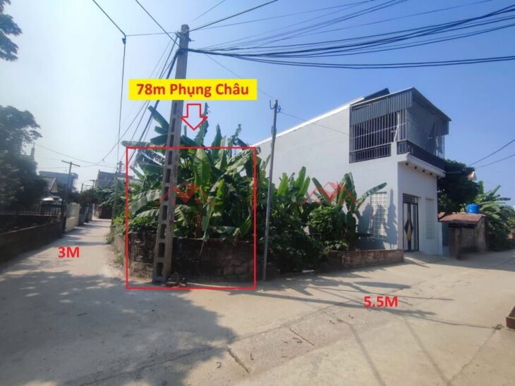 SIÊU PHẨM GIÁ 4,4 TỶ ĐẤT TẠI PHỤNG CHÂU-CHƯƠNG MỸ D/T:78M