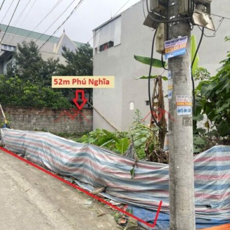 SIÊU PHẨM GÍA 2,6 TỶ ĐẤT TẠI PHÚ NGHĨA-CHƯƠNG MỸ D/T:52M SIÊU PHẨM GÍA 2,6 TỶ ĐẤT TẠI PHÚ NGHĨA-CHƯƠNG MỸ D/T:52M