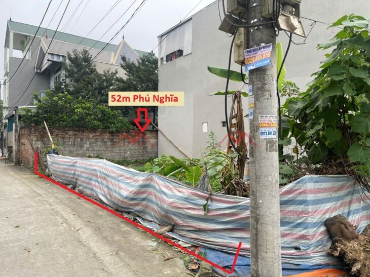 SIÊU PHẨM GÍA 2,6 TỶ ĐẤT TẠI PHÚ NGHĨA-CHƯƠNG MỸ D/T:52M