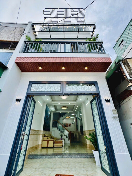 SIÊU PHẨM GÒ VẤP – 56M2 – 4 TẦNG – 4PN – SÂN THƯỢNG – SÂN PHƠI – NGAY CHỢ THẠCH ĐÀ – NHỈN 5 TỶ