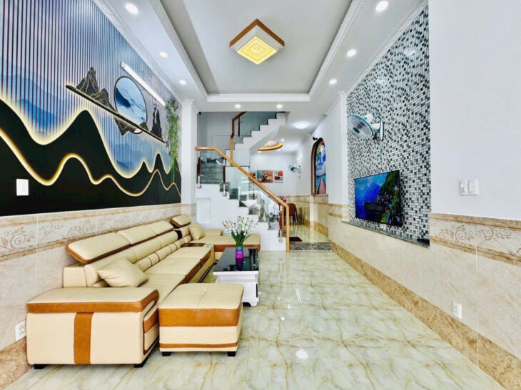 SIÊU PHẨM GÒ VẤP – 56M2 – 4 TẦNG – 4PN – SÂN THƯỢNG – SÂN PHƠI – NGAY CHỢ THẠCH ĐÀ – NHỈN 5 TỶ