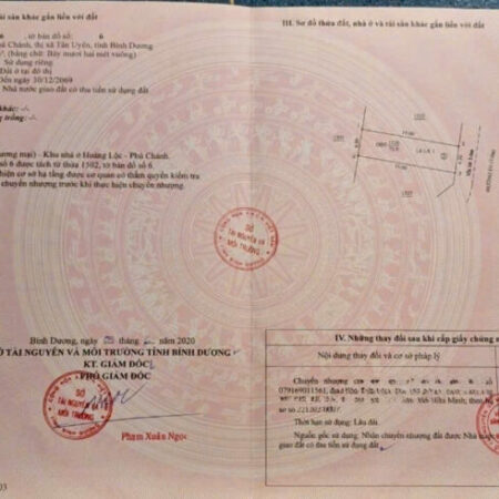 Cần Bán đất Phú Chánh Tân Uyên Vị trí nằm trong khu vực phát triển sầm uất, dân cư đông đúc, giao