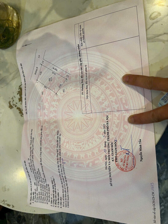 cc gửi bán 61m full thổ cư tại đông phương yên bám dọc ql6