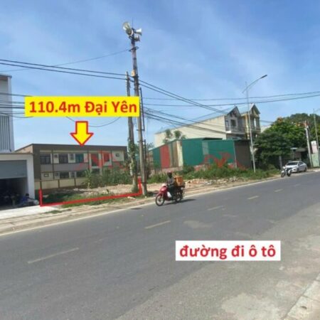 SIÊU PHẨM GIÁ 6,550 TỶ ĐẤT TẠI ĐẠI YÊN-CHƯƠNG MỸ D/T:110,4M SIÊU PHẨM GIÁ 6,550 TỶ ĐẤT TẠI ĐẠI YÊN-CHƯƠNG MỸ D/T:110,4M