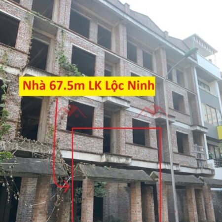 SIÊU PHẨM BÁN NHÀ LIỀN KỀ LỘC NINH-TT CHÚC SƠN-CHƯƠNG MỸ D/T:67,5M