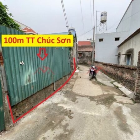 SIÊU PHẨM GIÁ 3,250 TỶ ĐẤT TẠI TT CHÚC SƠN-CHƯƠNG MỸ D/T:100M