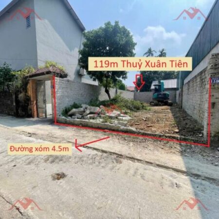 SIÊU PHẨM GIÁ 2,1 TỶ ĐẤT TẠI THỦY XUÂN TIÊN-CHƯƠNG MỸ D/T: