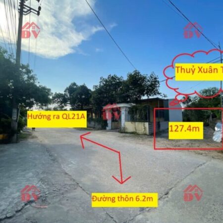 SIÊU PHẨM GIÁ 1,7 TỶ ĐẤT TẠI THỦY XUÂN TIÊN-CHƯƠNG MỸ D/T:127,4M