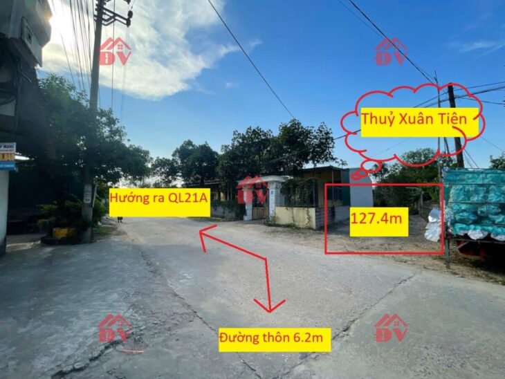 SIÊU PHẨM GIÁ 1,7 TỶ ĐẤT TẠI THỦY XUÂN TIÊN-CHƯƠNG MỸ D/T:127,4M