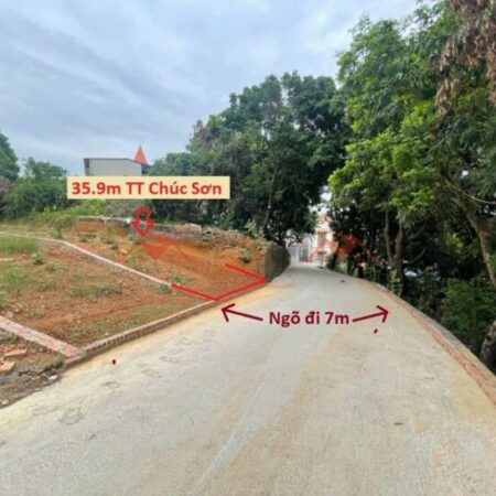 SIÊU PHẨM GIÁ 2,1 TỶ ĐẤT TẠI TT CHÚC SƠN-CHƯƠNG MỸ D/T:35,9M