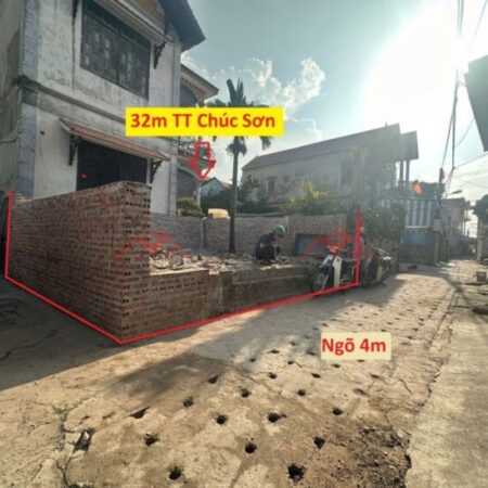 SIÊU PHẨM GIÁ 2,4 TỶ ĐẤT TẠI TT CHÚC SƠN-CHƯƠNG MỸ D/T:32M