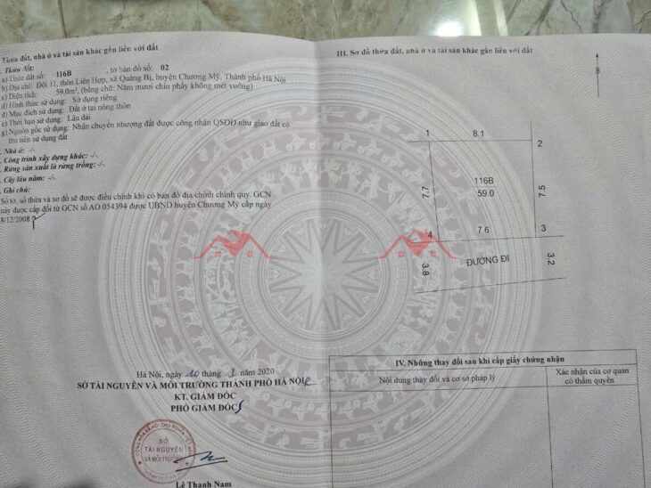 SIÊU PHẨM GIAS2,350 TỶ ĐẤT TẠI QUẢNG BỊ-CHƯƠNG MỸ D/T:59M