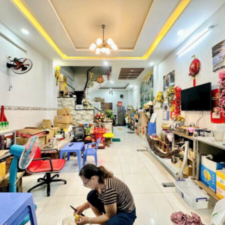 Nhà Mt APĐ10 Q12 – 80m2 – 2 tầng – đường 10m- phù hợp vừa ở vừa kinh doanh – chỉ nhỉnh 4 tỷ