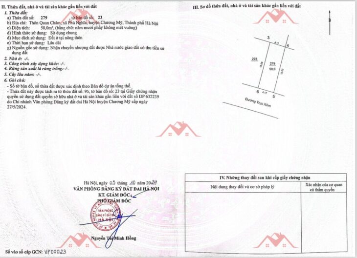 SIÊU PHẨM GIÁ 2,3 TỶ ĐẤT TẠI PHÚ NGHĨA-CHƯƠNG MỸ D/T:50M