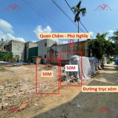 SIÊU PHẨM GIÁ 2,3 TỶ ĐẤT TẠI PHÚ NGHĨA-CHƯƠNG MỸ D/T:50M