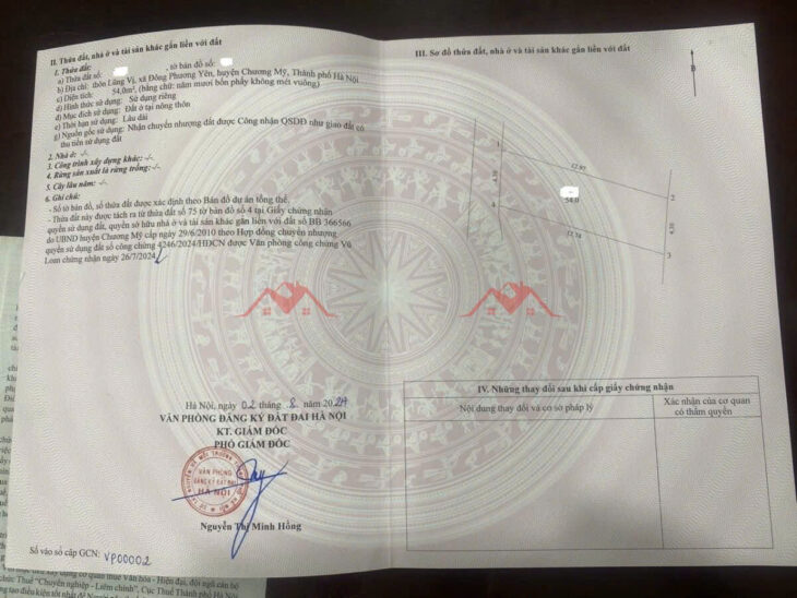 SIÊU PHẨM GIÁ 1,7 TỶ TẠI ĐÔNG PHƯƠNG YÊN-CHƯƠNG MỸ D/T:54M