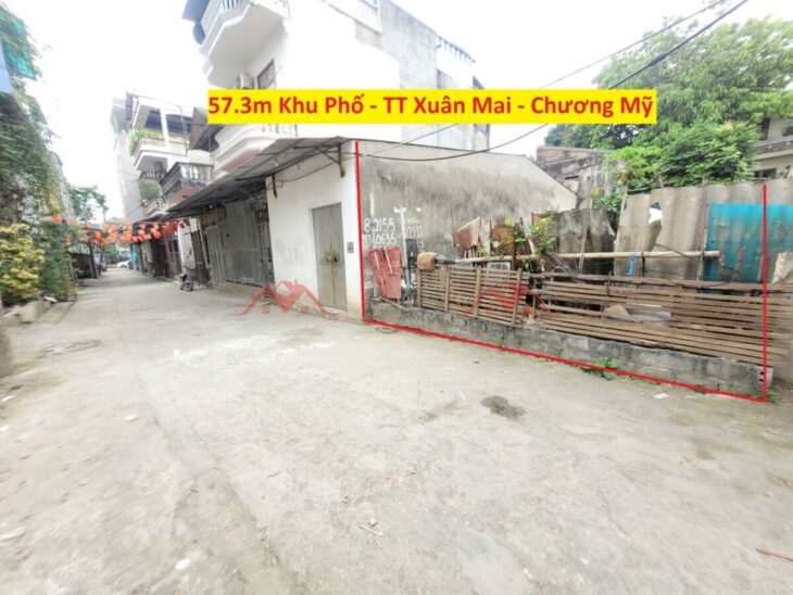 SIÊU PHẨM GIÁ 2,680 TỶ ĐẤT TẠI TT XUÂN MAI-CHƯƠNG MỸ D/T:57,3M