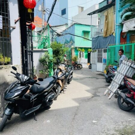 [P3Q8], NHÀ 4 LẦU. MẶT TIỀN HẺM XE HƠI, TẠ QUANG BỬU. CHỈ 7 TỶ