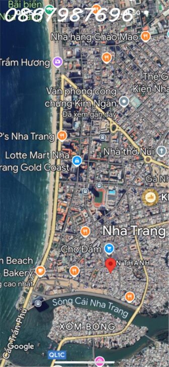 Bán nhà 01 trệt 01 mê giả, mặt tiền Đường Tân Trang, phường vạn Thạnh, TP Nha Trang DT: 60,5m2
