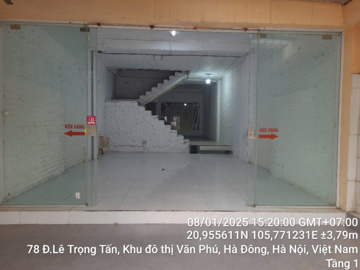 Cho Thuê Nhà 4 Tầng Số 79-Tt20 Mặt Phố Văn Khê, Đường Đôi 42m KĐT Văn Phú, Hà Đông, HN
