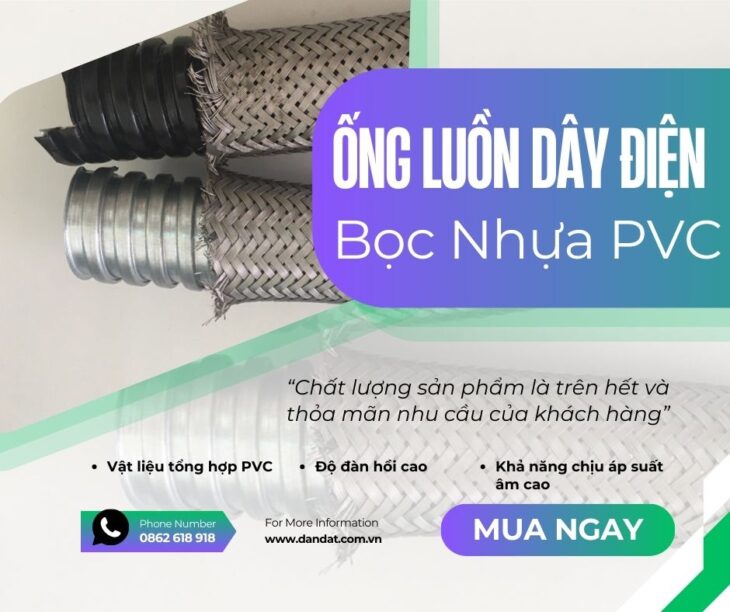 Ống Ruột Gà-Ống Ruột Gà Bọc Nhựa Bọc Lưới-Ống Thép Luồn Dây Điện-Ống Ruột Gà Lõi Thép Chống Cháy Nổ