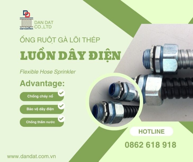 Ống Thép Luồn Dây Điện – Electrical Steel Conduit, Ống Luồn Dây Điện, Ống Ruột Gà Lõi Thép Bọc Nhựa