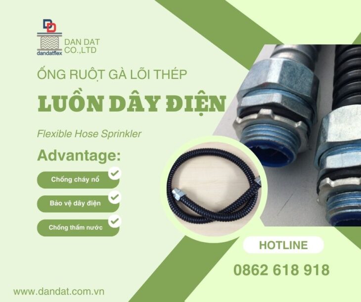 Ống Thép Luồn Dây Điện – Electrical Steel Conduit, Ống Luồn Dây Điện, Ống Ruột Gà Lõi Thép Bọc Nhựa