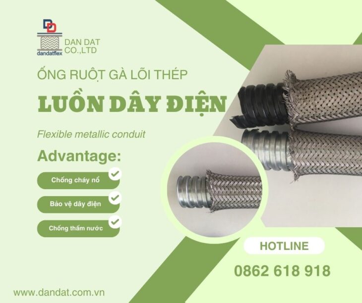Ống Thép Luồn Dây Điện – Electrical Steel Conduit, Ống Luồn Dây Điện, Ống Ruột Gà Lõi Thép Bọc Nhựa